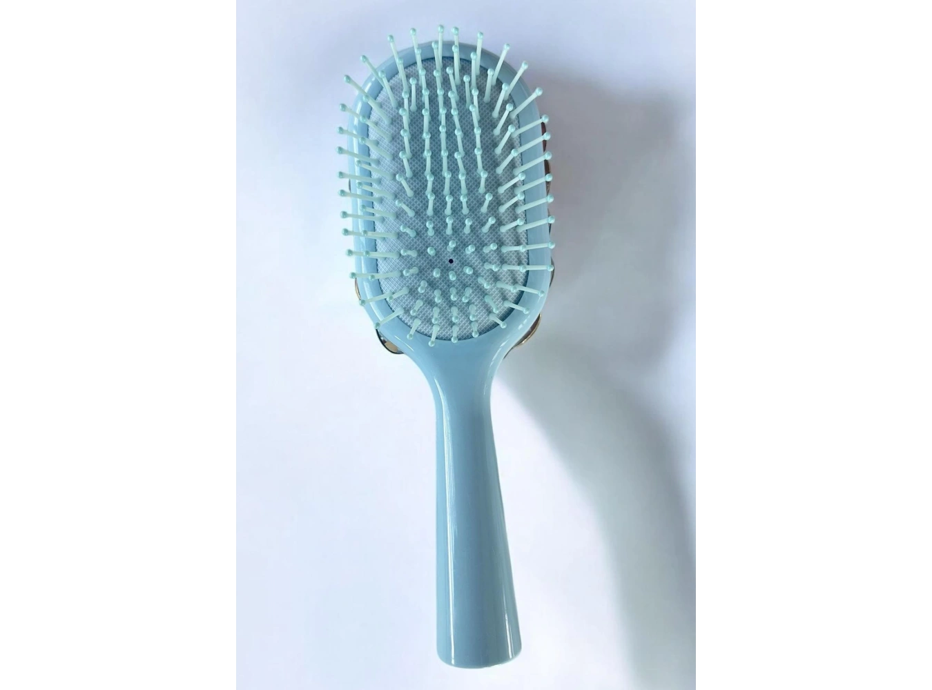 Mavi Renk Taş Ve İnci Detaylı Saç Tarama Fırçası/ Tarak