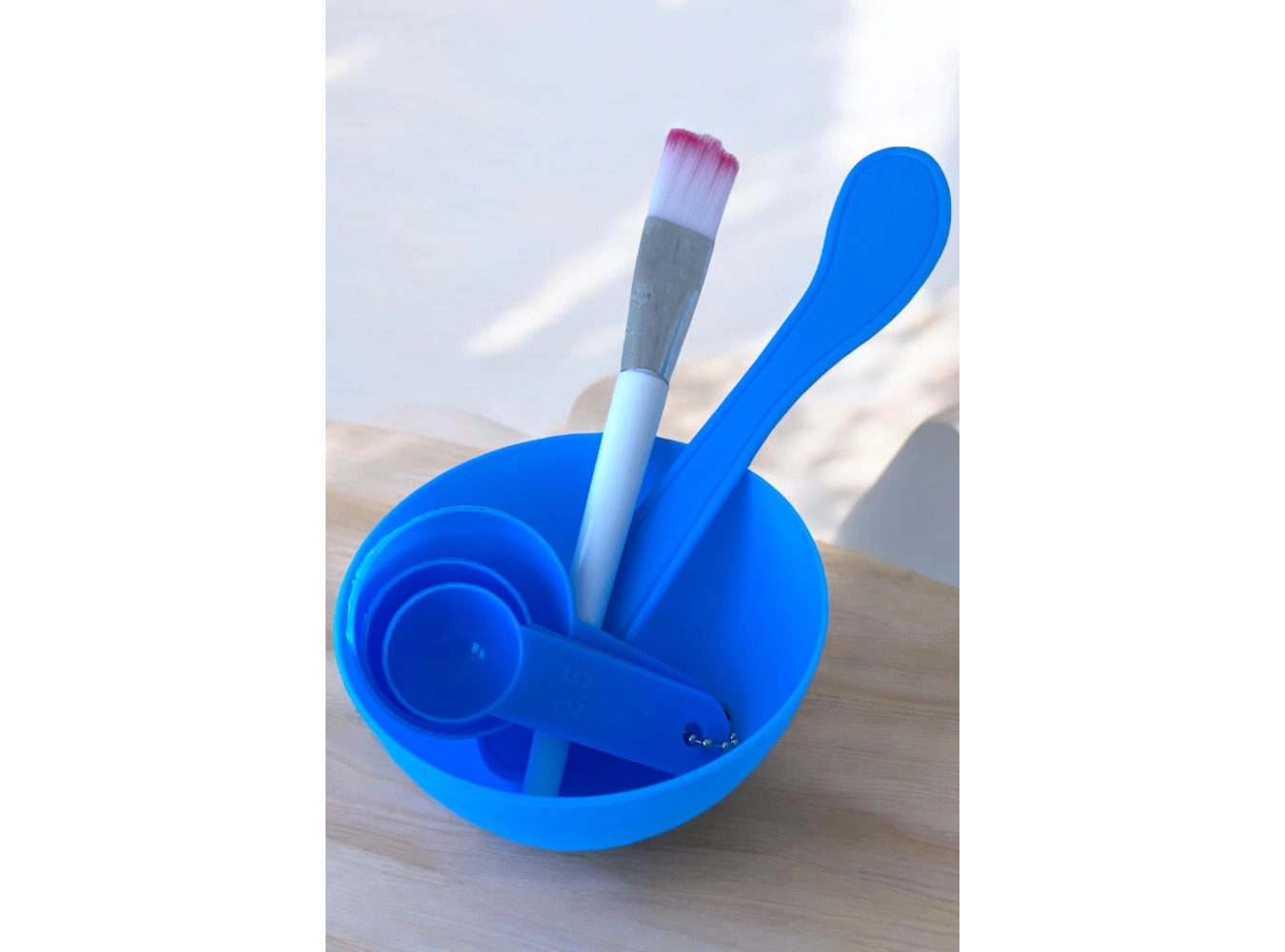 Mavi Renk Yüz Maskesi Karıştırma Kabı (Küçük Boy)