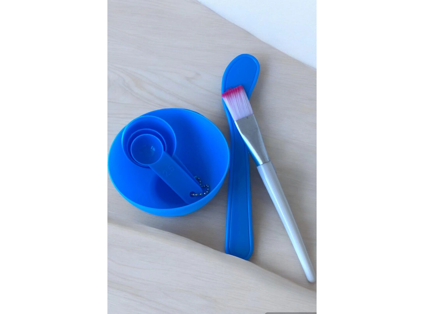 Mavi Renk Yüz Maskesi Karıştırma Kabı (Küçük Boy)