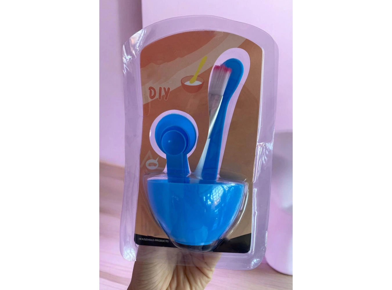 Mavi Renk Yüz Maskesi Karıştırma Kabı (Küçük Boy)