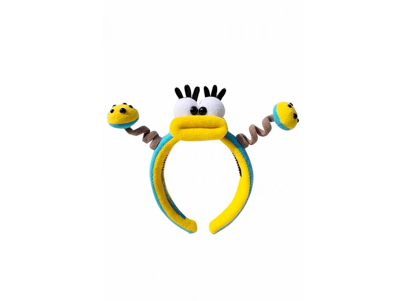 Mavi Ve Sarı Renk Eğlenceli Peluş Taç