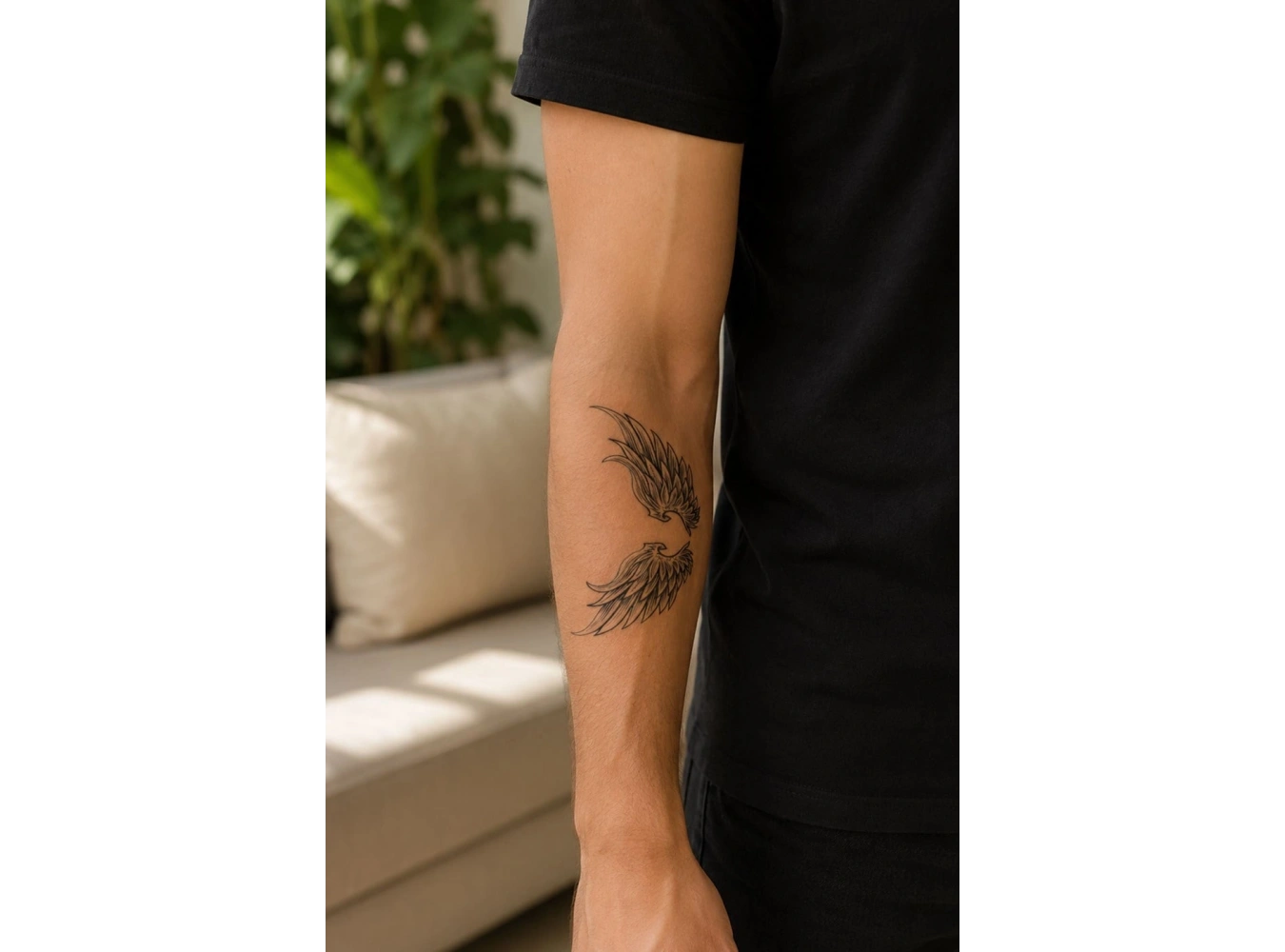 Melek Kanadı Geçici Dövme Tattoo