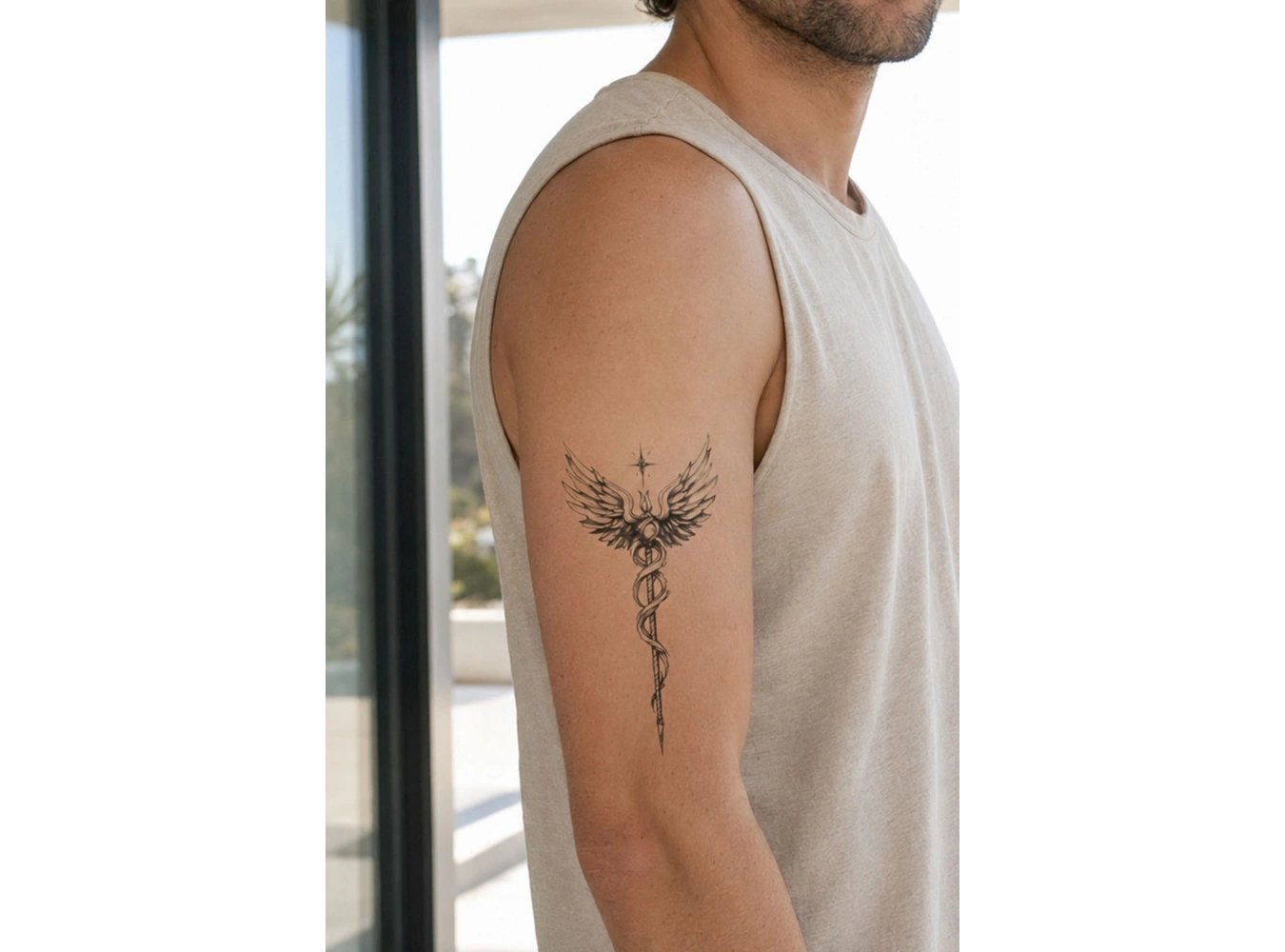 Melek Kanadı Mini Geçici Dövme Tattoo