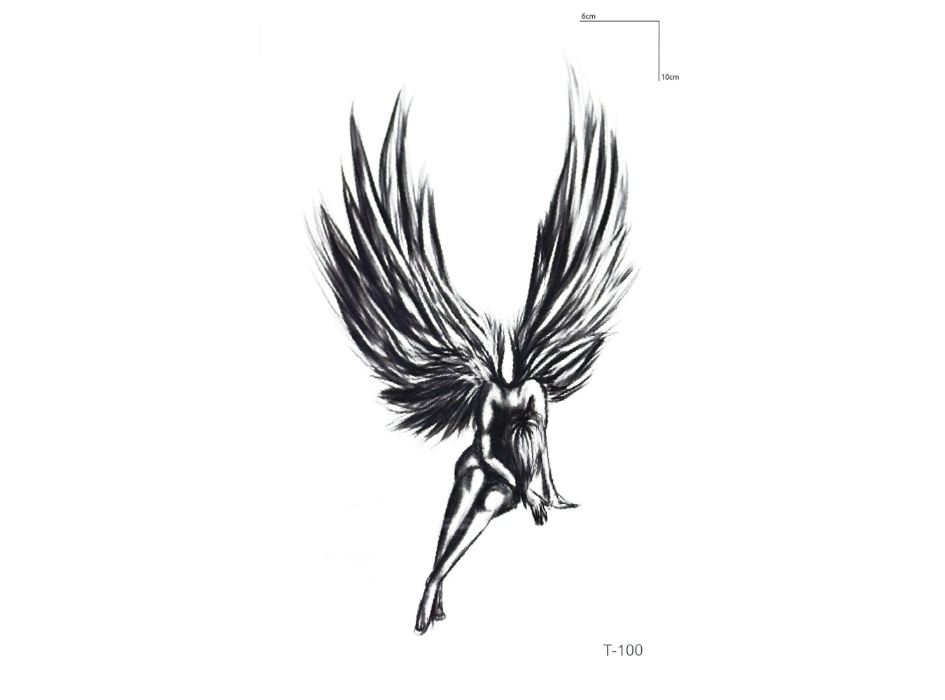 Melek Mini Geçici Dövme Tattoo