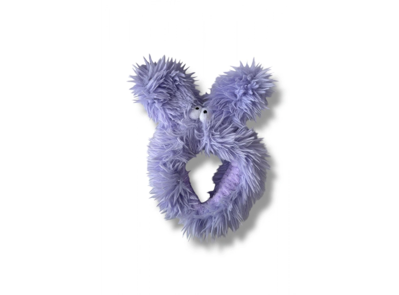 Mor Renk Canavar Figürlü Peluş Saç Bandı