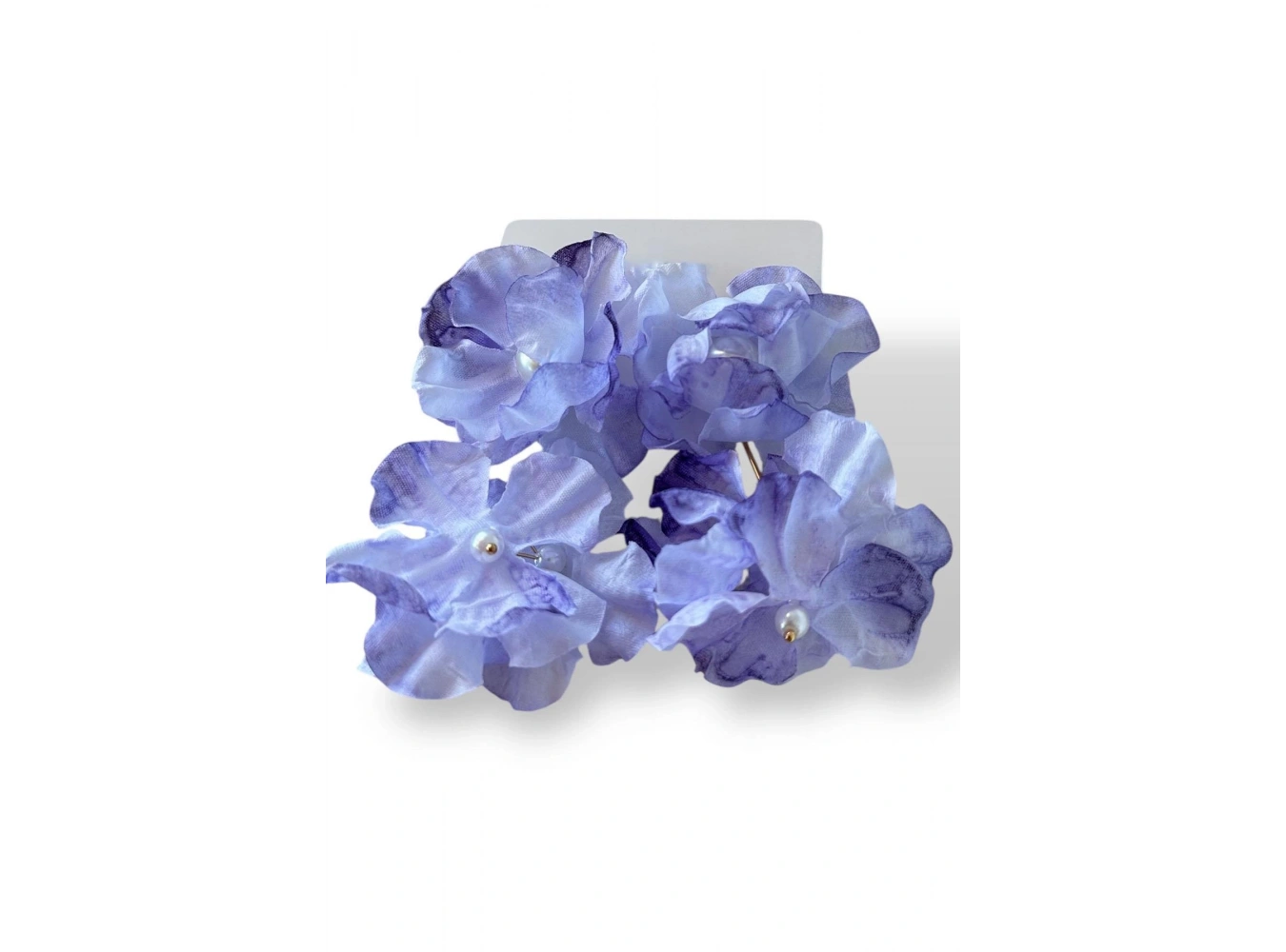 Mor Renk Çiçek Figürlü Küpe (Çift)