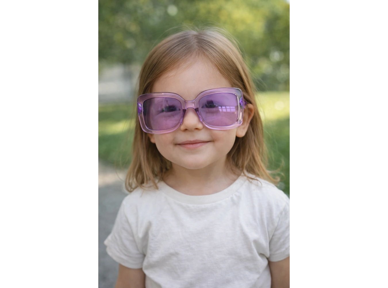 Mor Renk Çocuk Güneş Gözlüğü