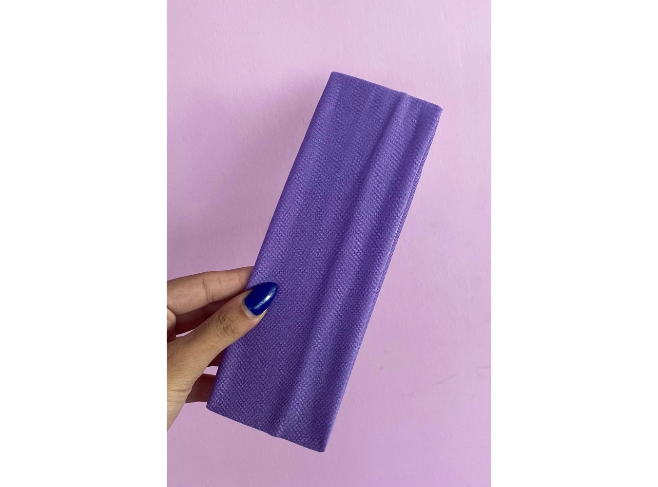 Mor Renk Geniş Saç Bandı