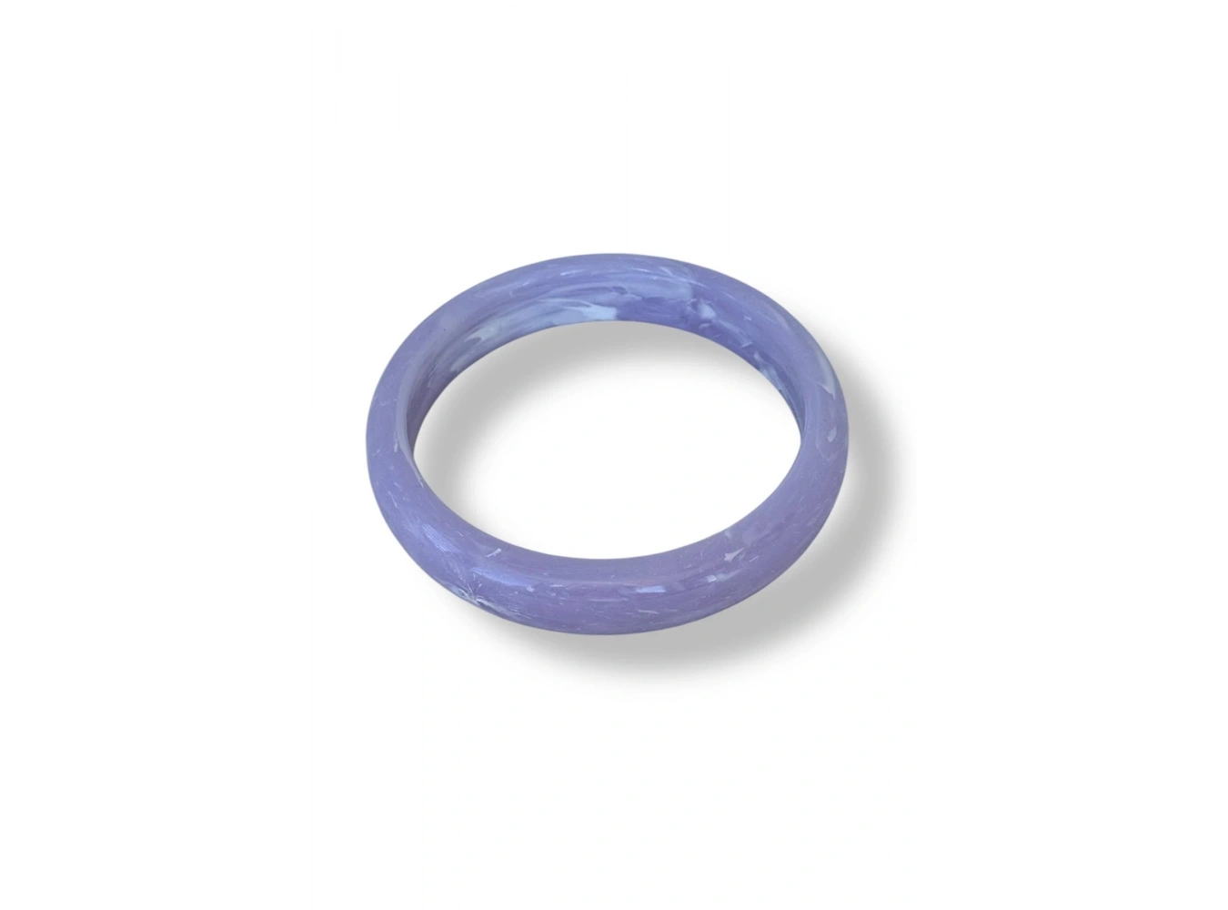 Mor Renk Kalın Kemik Mika Bileklik