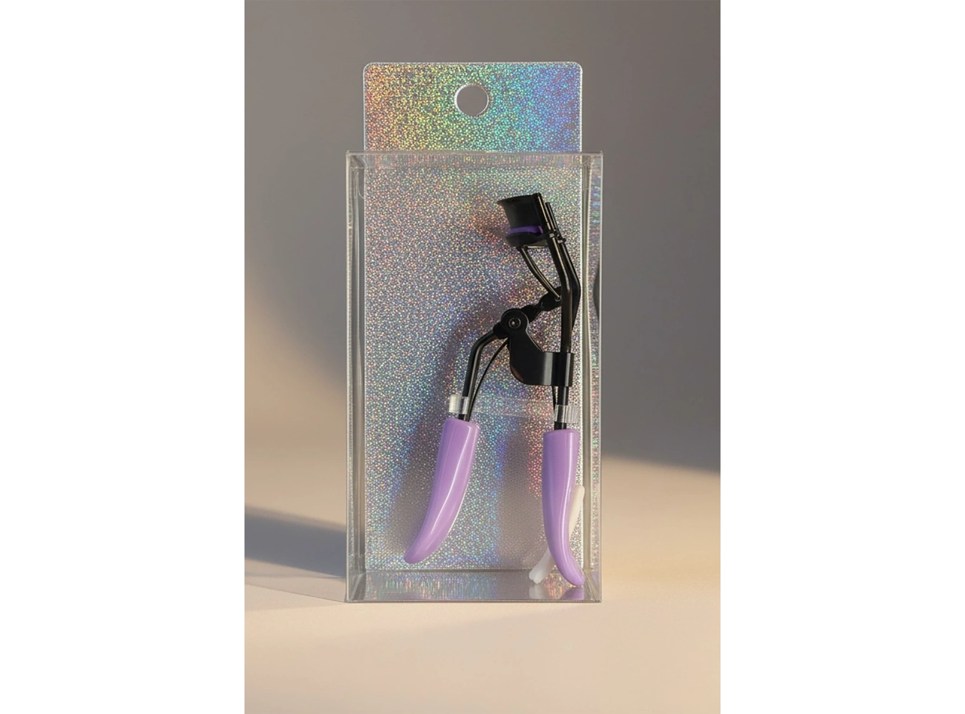 Mor Renk Kirpik Kıvırıcı/ Kirpik Kıvırma Aparatı