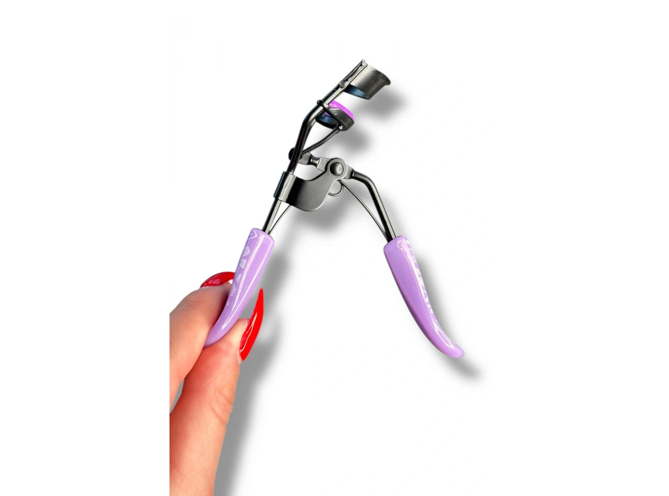 Mor Renk Kirpik Kıvırıcı/ Kirpik Kıvırma Aparatı