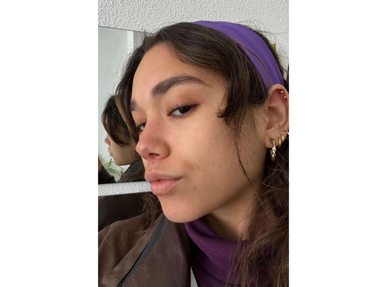 Mor Renk Orta Boy Saç Bandı