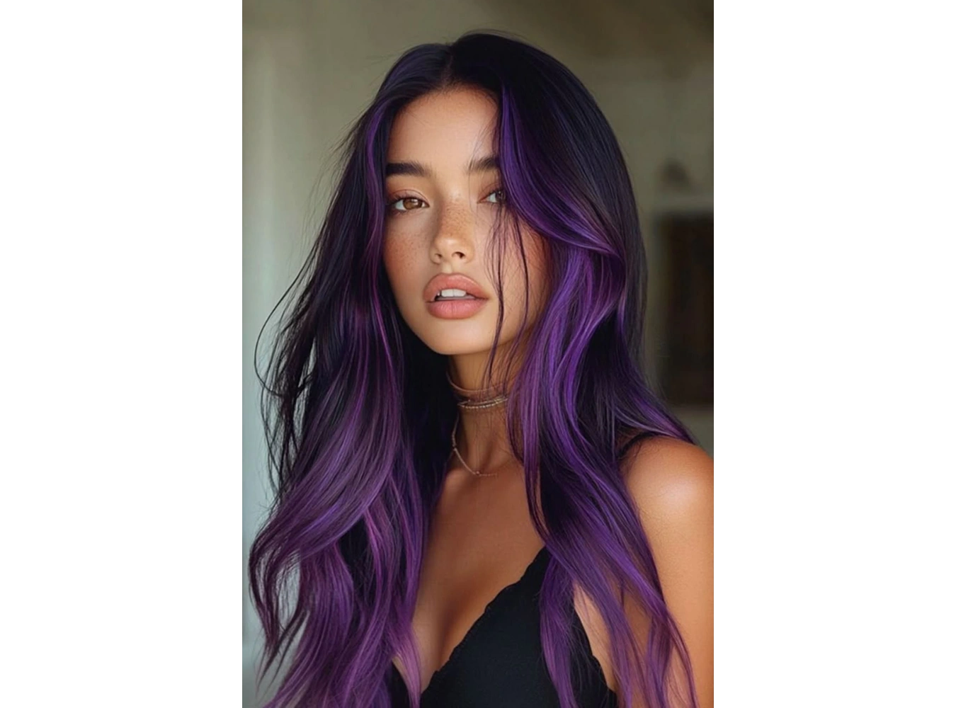 Mor Renk Saç Tebeşiri