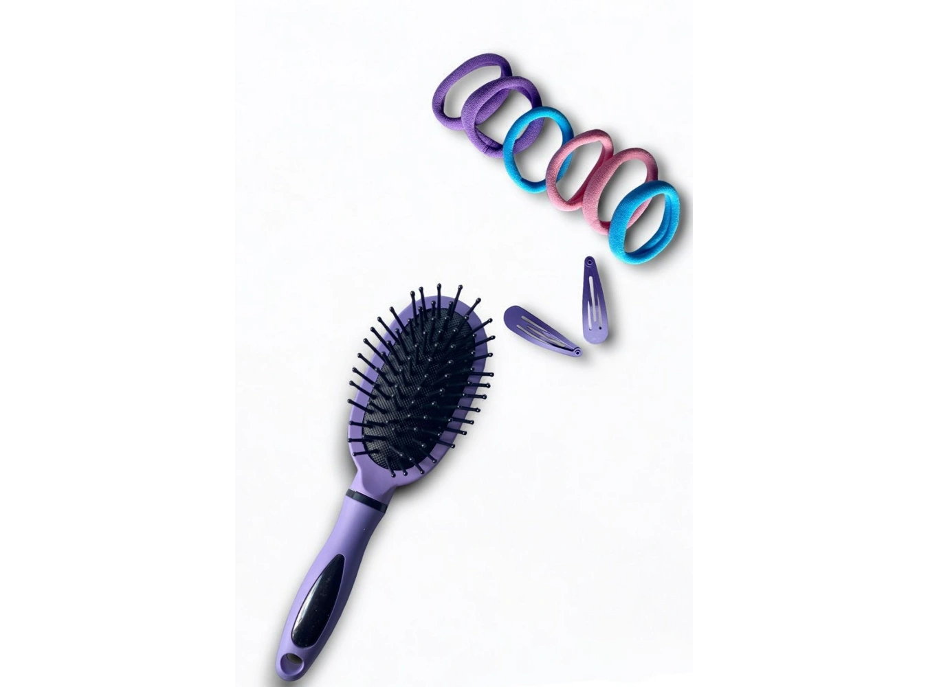 Mor Renk Tarak Ve Toka Set