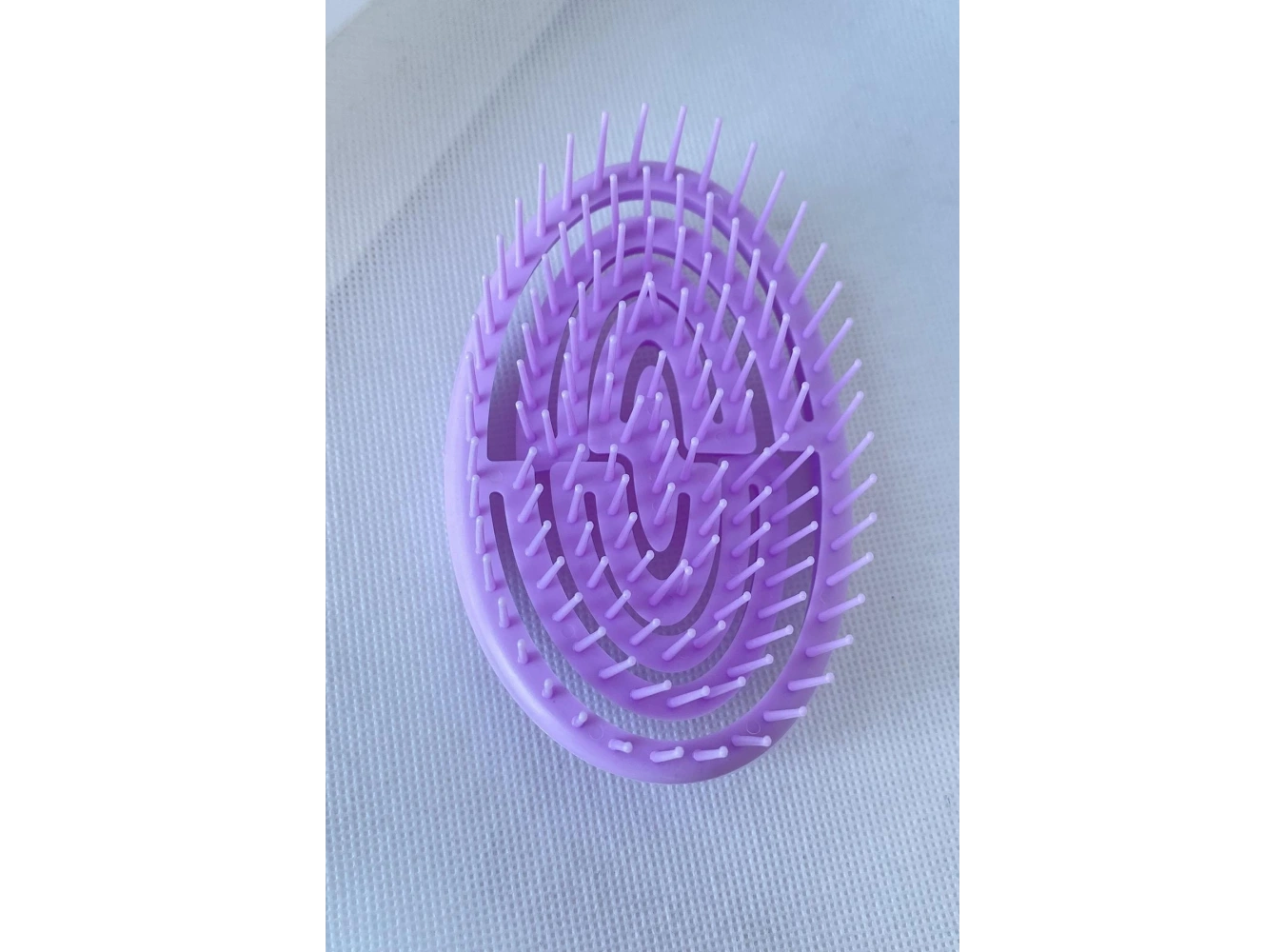 Mor Renk Taşınabilir Saç Tarama Fırçası/ Tarak