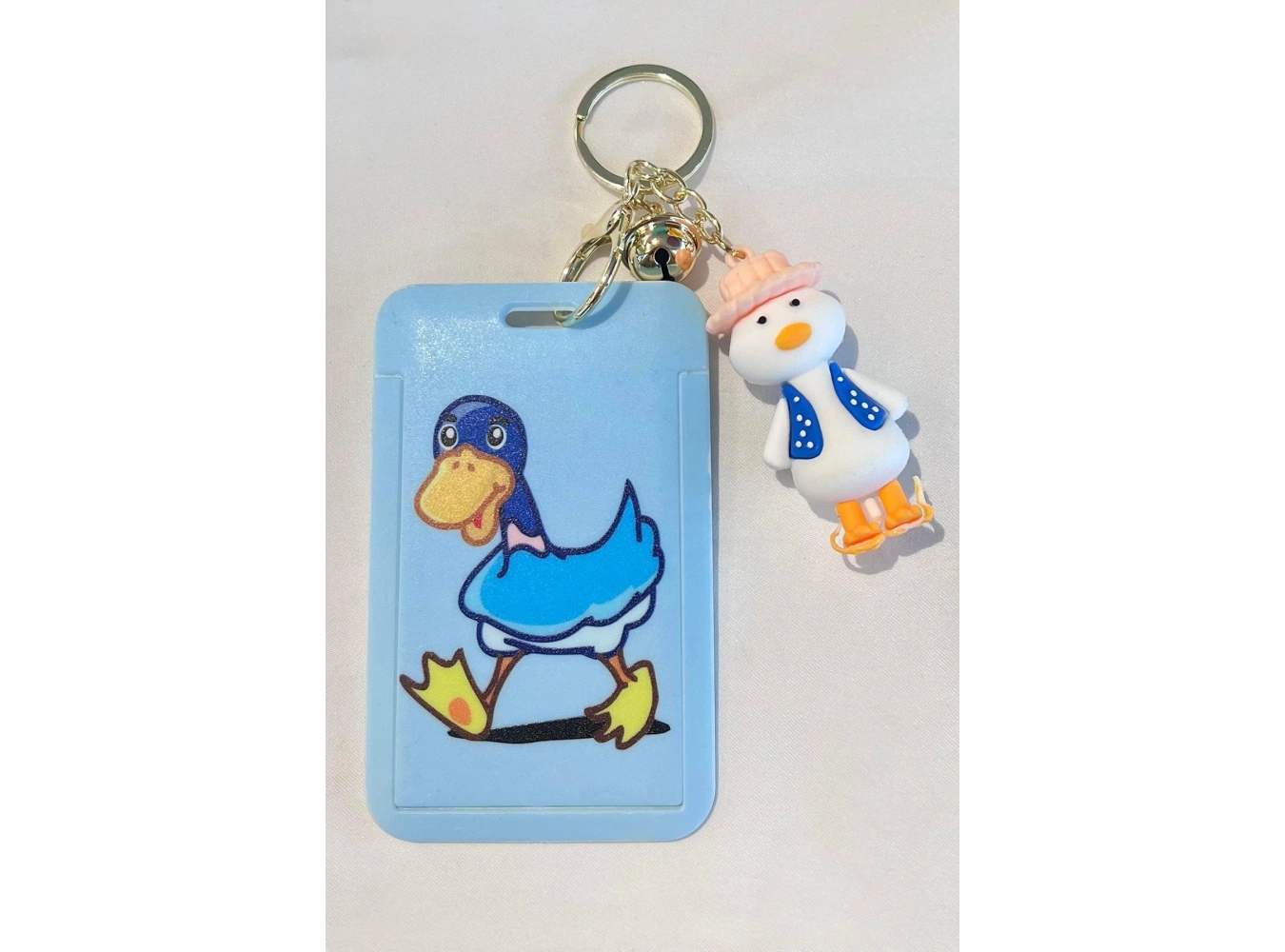 Ördek Figürlü Kartlıklı Anahtarlık