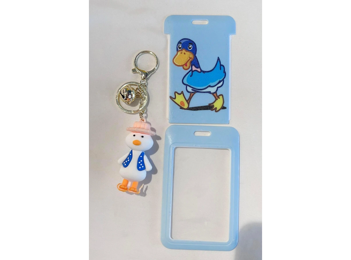 Ördek Figürlü Kartlıklı Anahtarlık