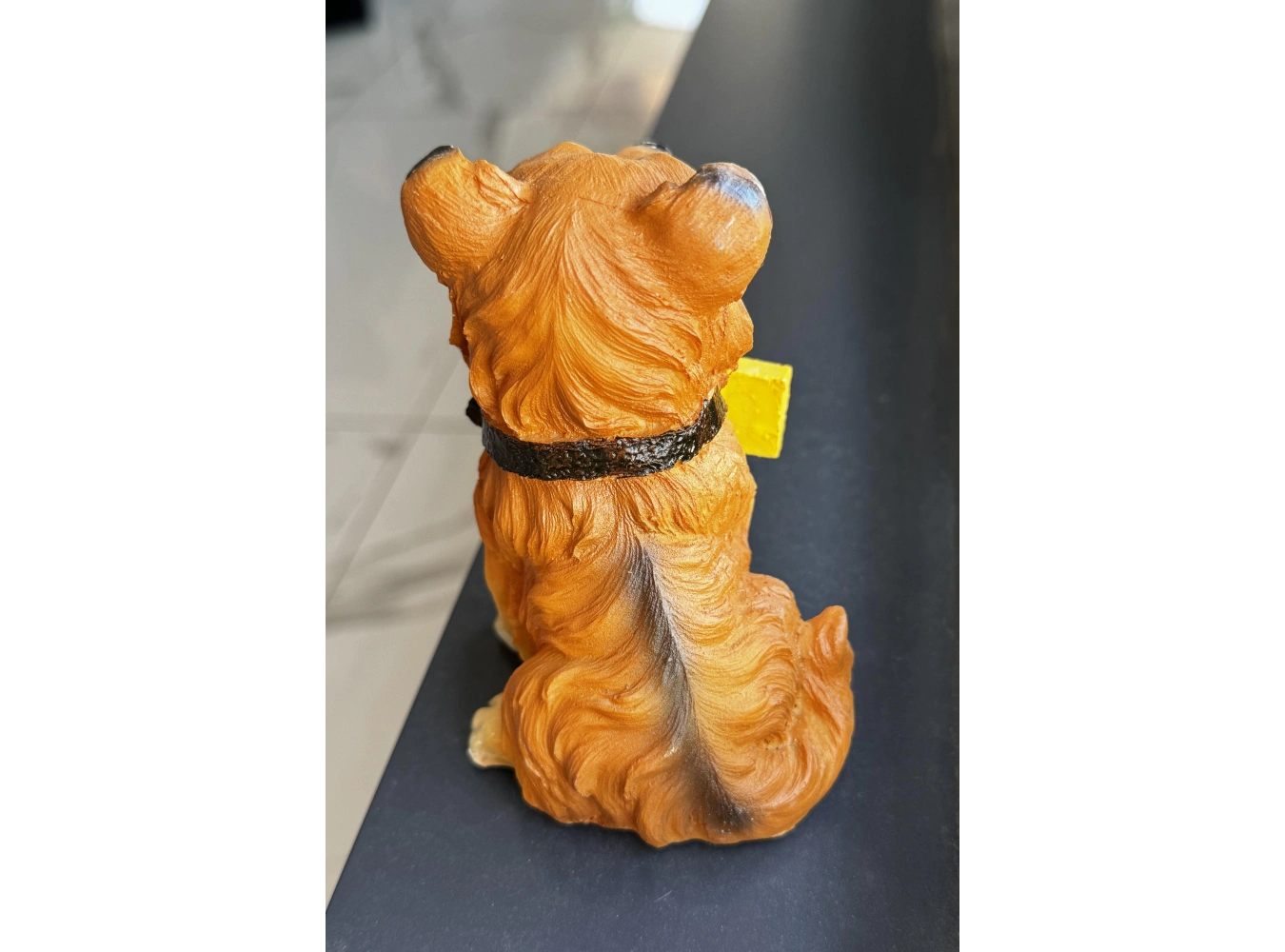 Orta Boy Süs Eşyası Köpek Figürlü Hoşgeldin Yazılı Biblo