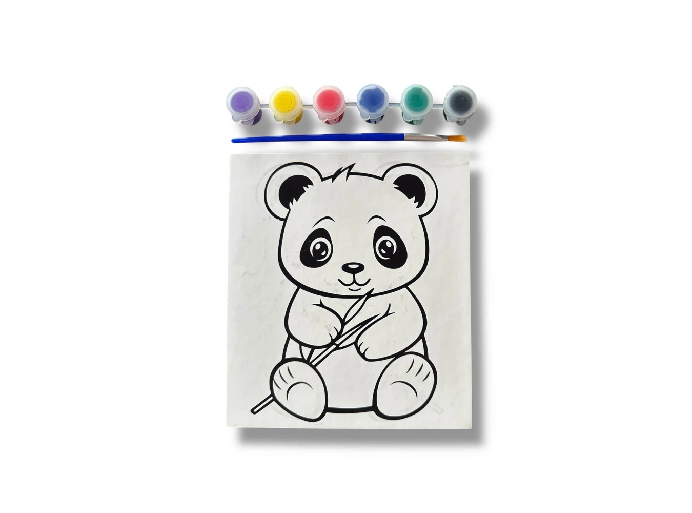 Panda Desenli Boyama Seti