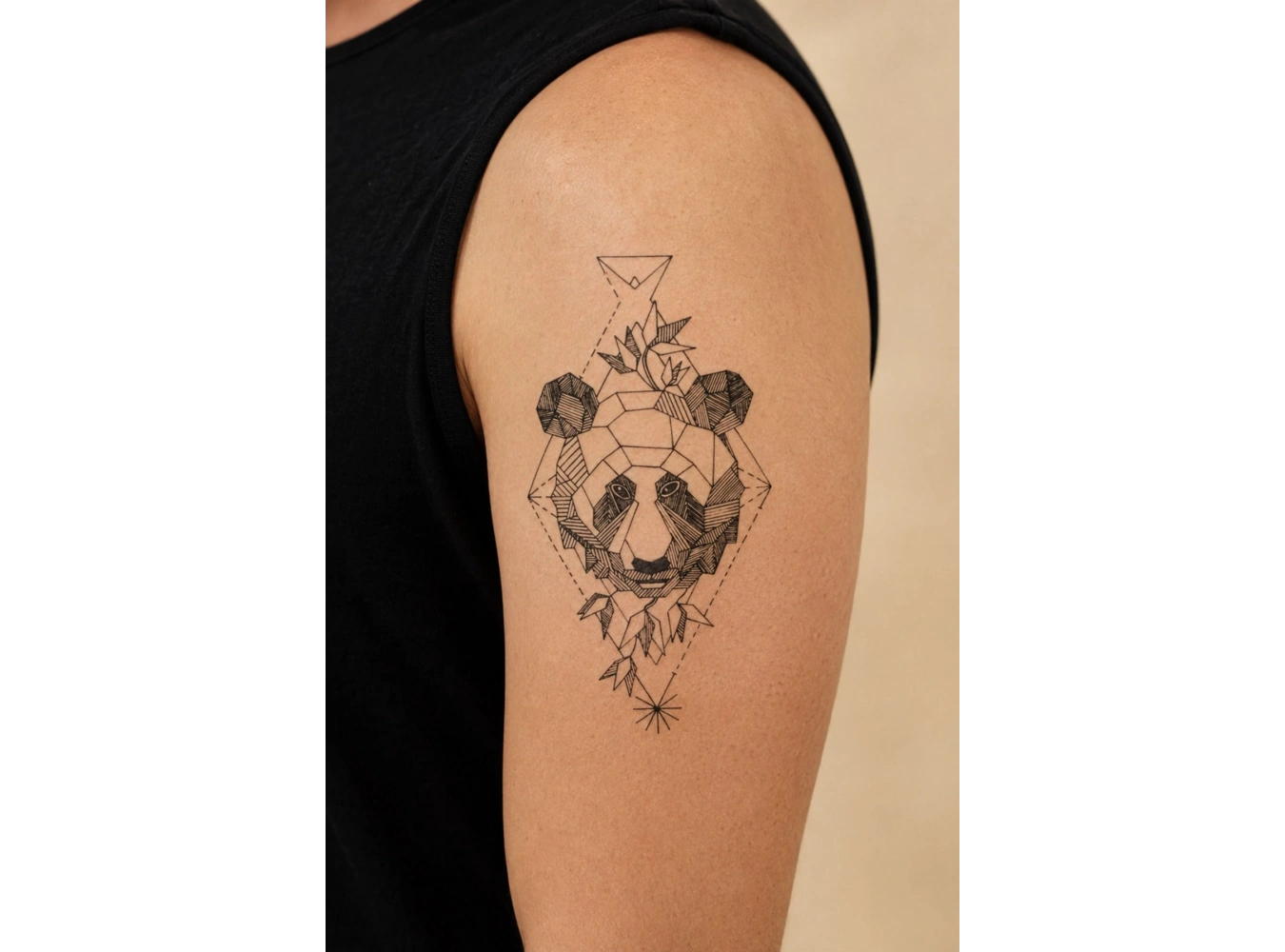 Panda Mini Geçici Dövme Tattoo