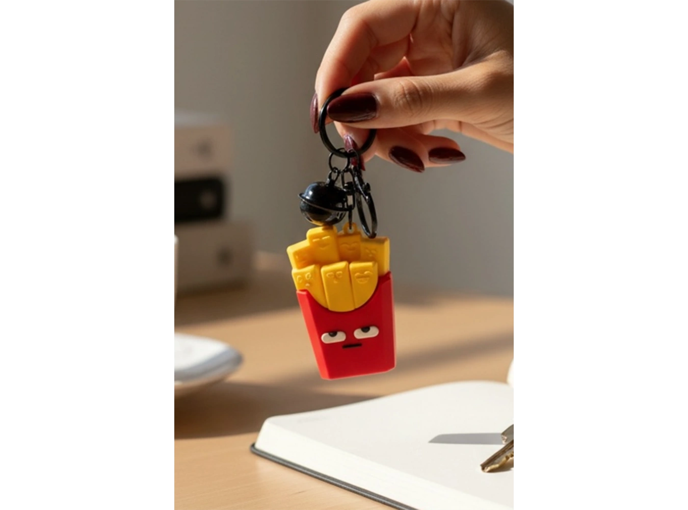 Patates Kızartması Figürlü Anahtarlık