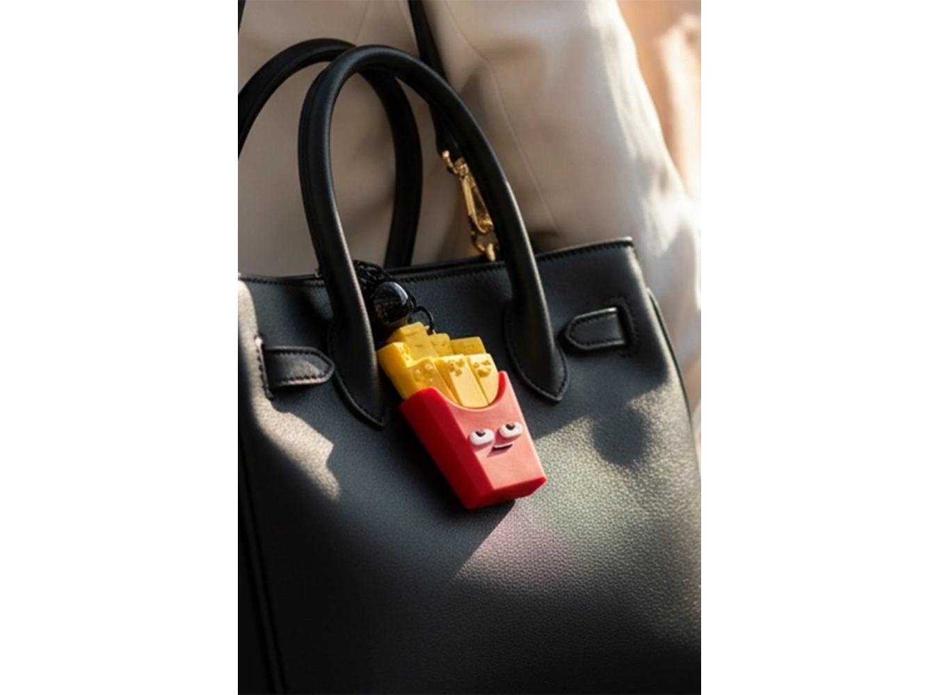 Patates Kızartması Figürlü Anahtarlık