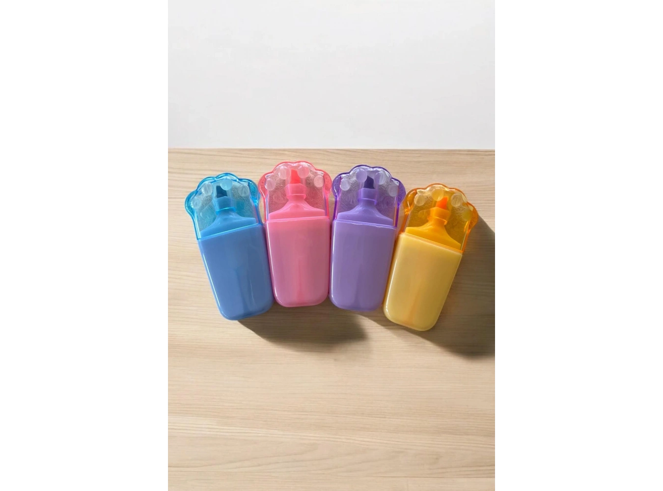 Pati Figürlü 4lü Fosforlu Kalem Set
