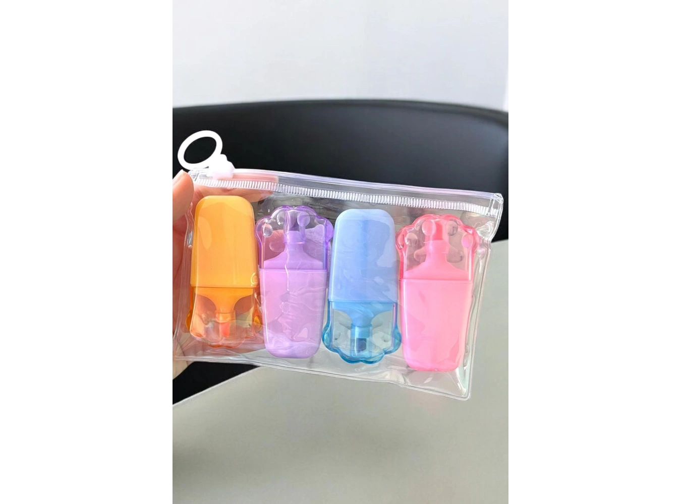 Pati Figürlü 4lü Fosforlu kalem Set