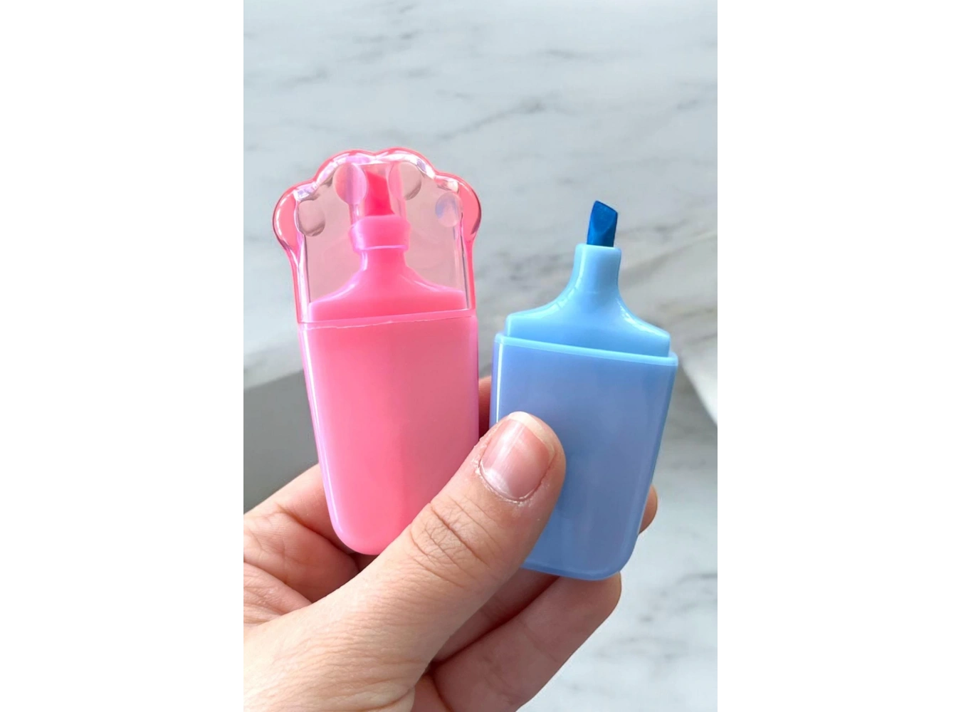 Pati Figürlü 4lü Fosforlu Kalem Set