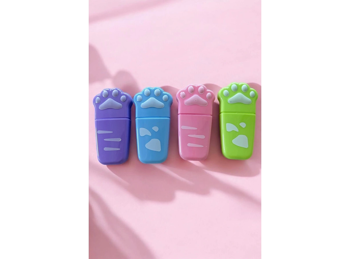 Pati Figürlü 4lü Fosforlu Kalem Set