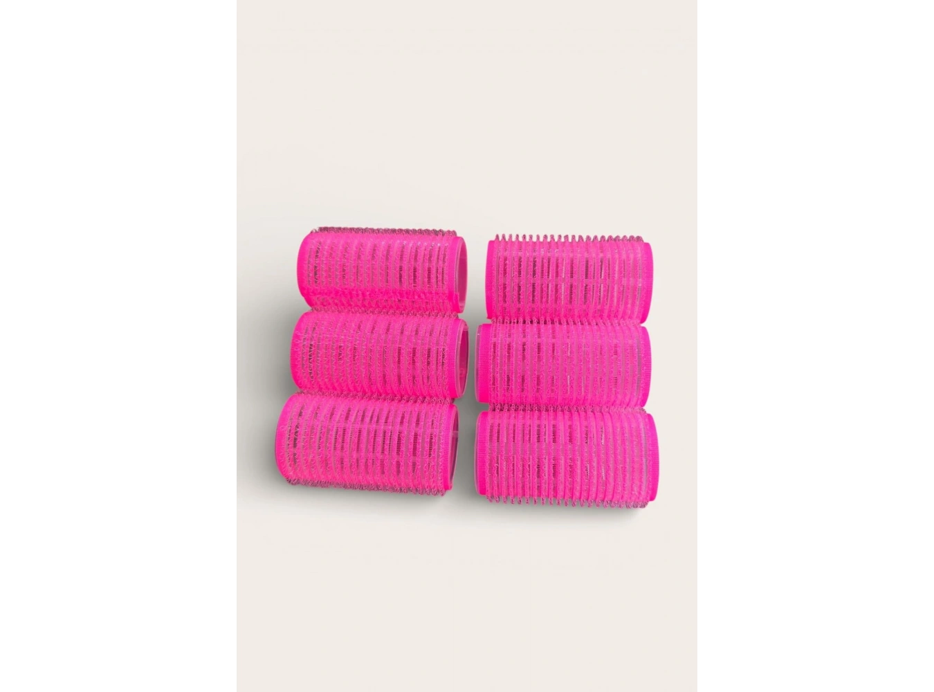 Pembe Renk 6lı Küçük Boy Bigudi Set