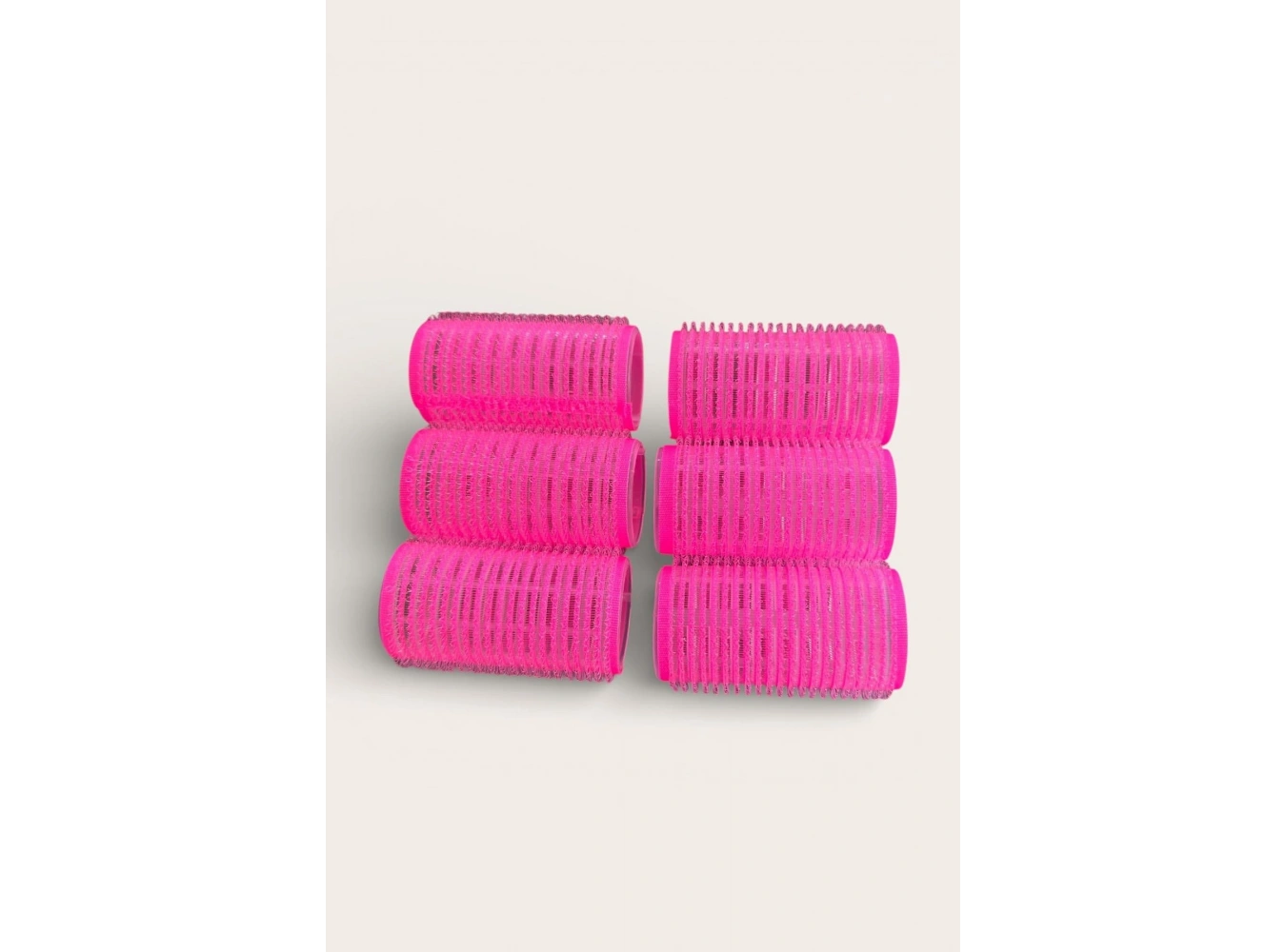 Pembe Renk 6lı Küçük Boy Bigudi Set