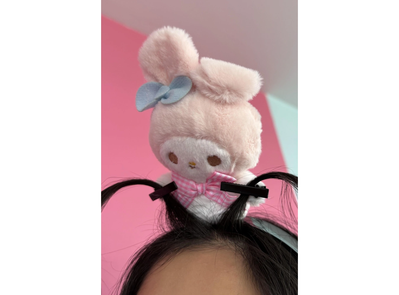 Pembe Renk Anime Figürlü Perçem Tokası Detaylı Taç