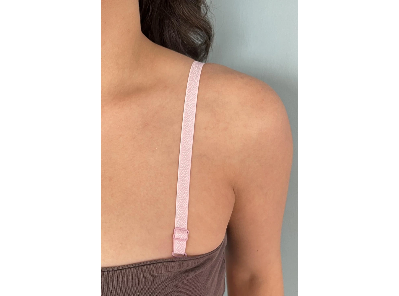 Pembe Renk Ayarlanabilir Sütyen Askısı