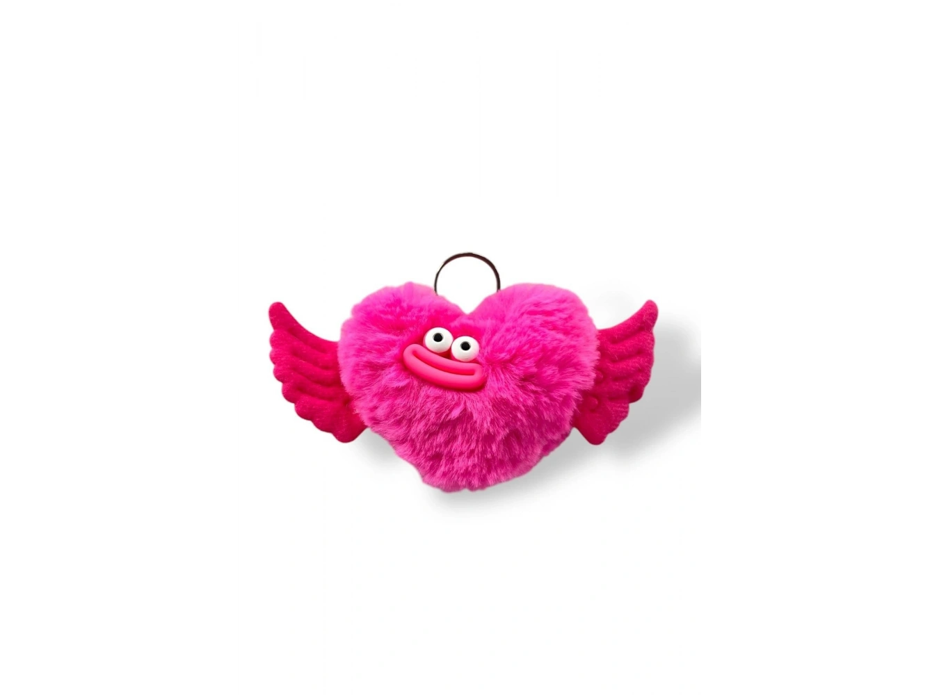 Pembe Renk Canavar Figürlü Peluş Anahtarlık