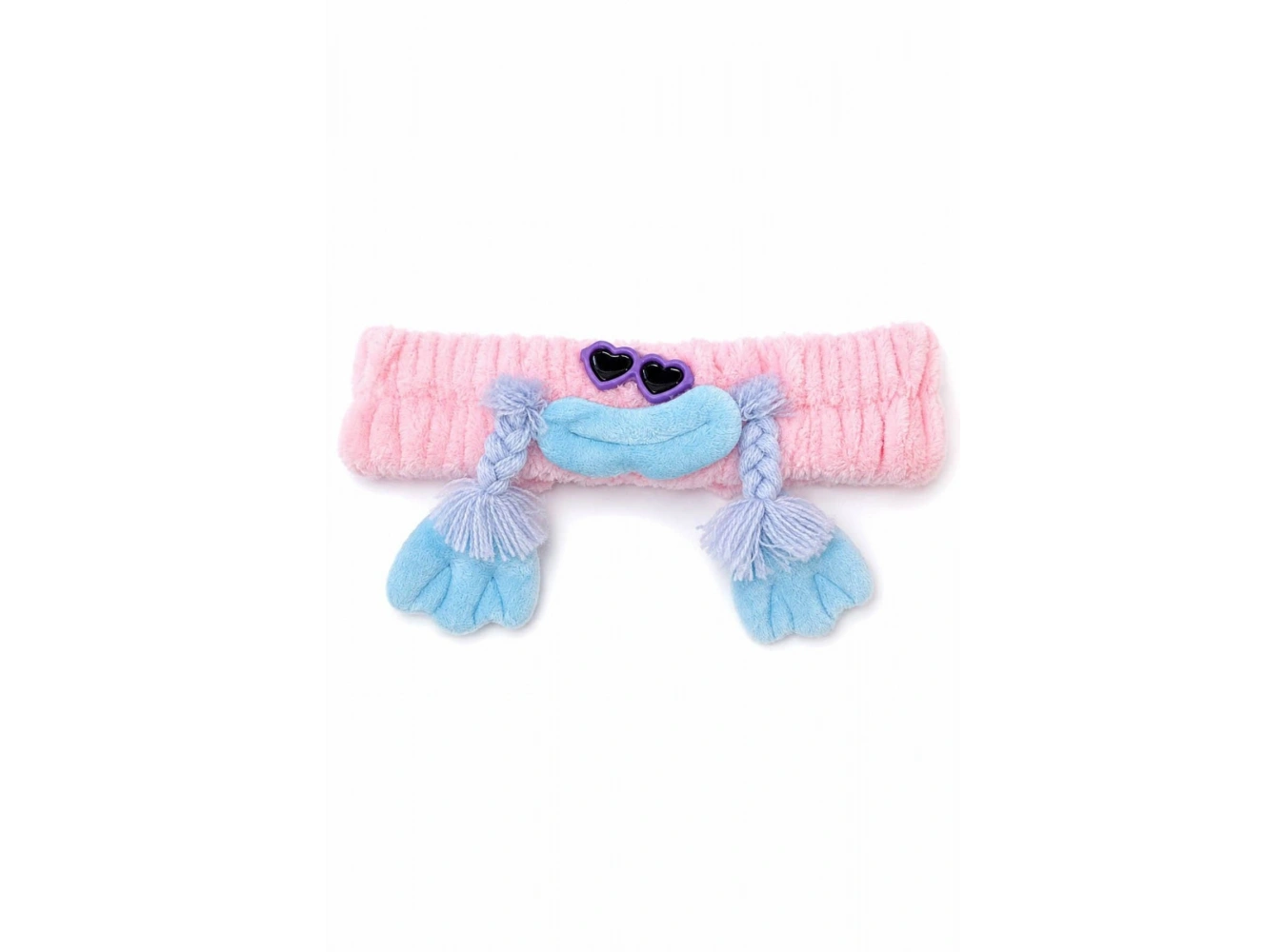 Pembe Renk Canavar Figürlü Peluş Saç Bandı