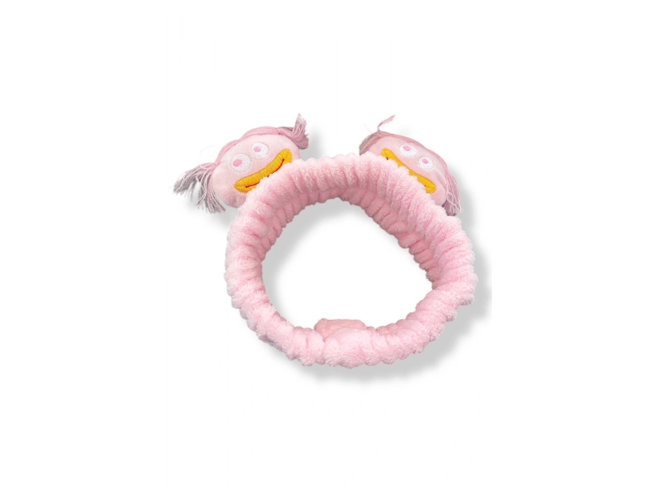 Pembe Renk Canavar Figürlü Peluş Saç Bandı