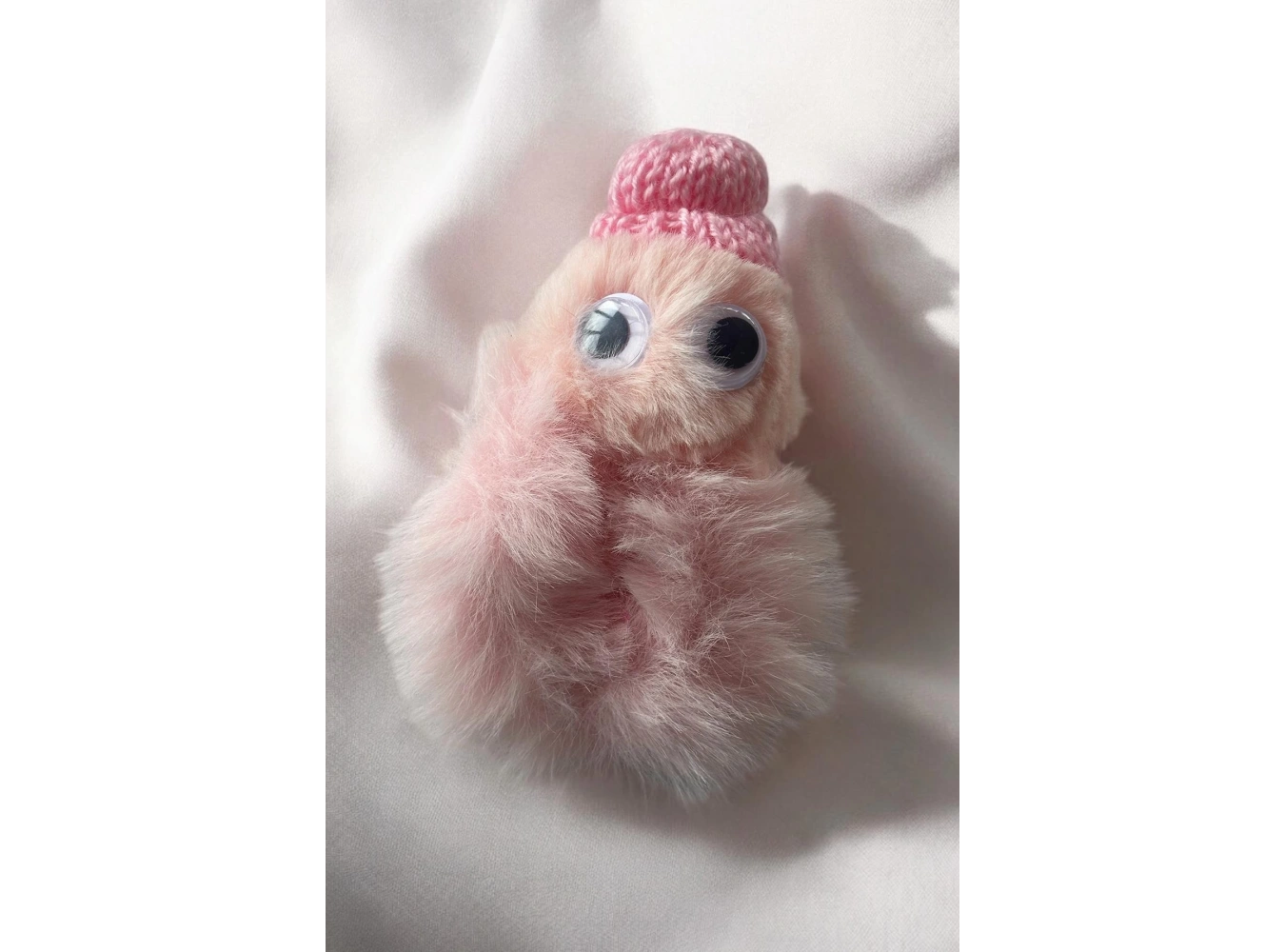 Pembe Renk Canavar Figürlü Peluş Simit Toka