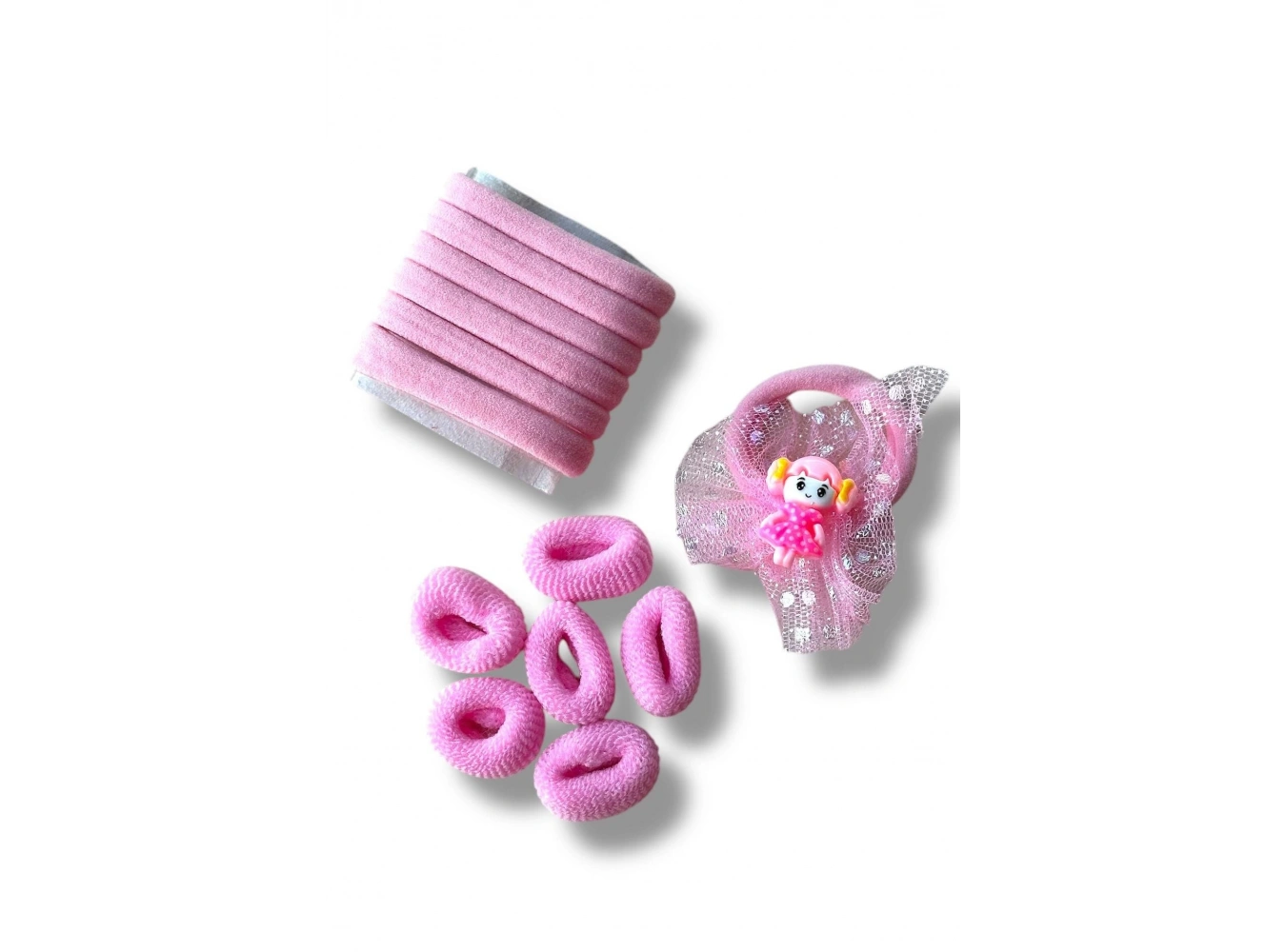 Pembe Renk Çantalı Çocuk Toka Set