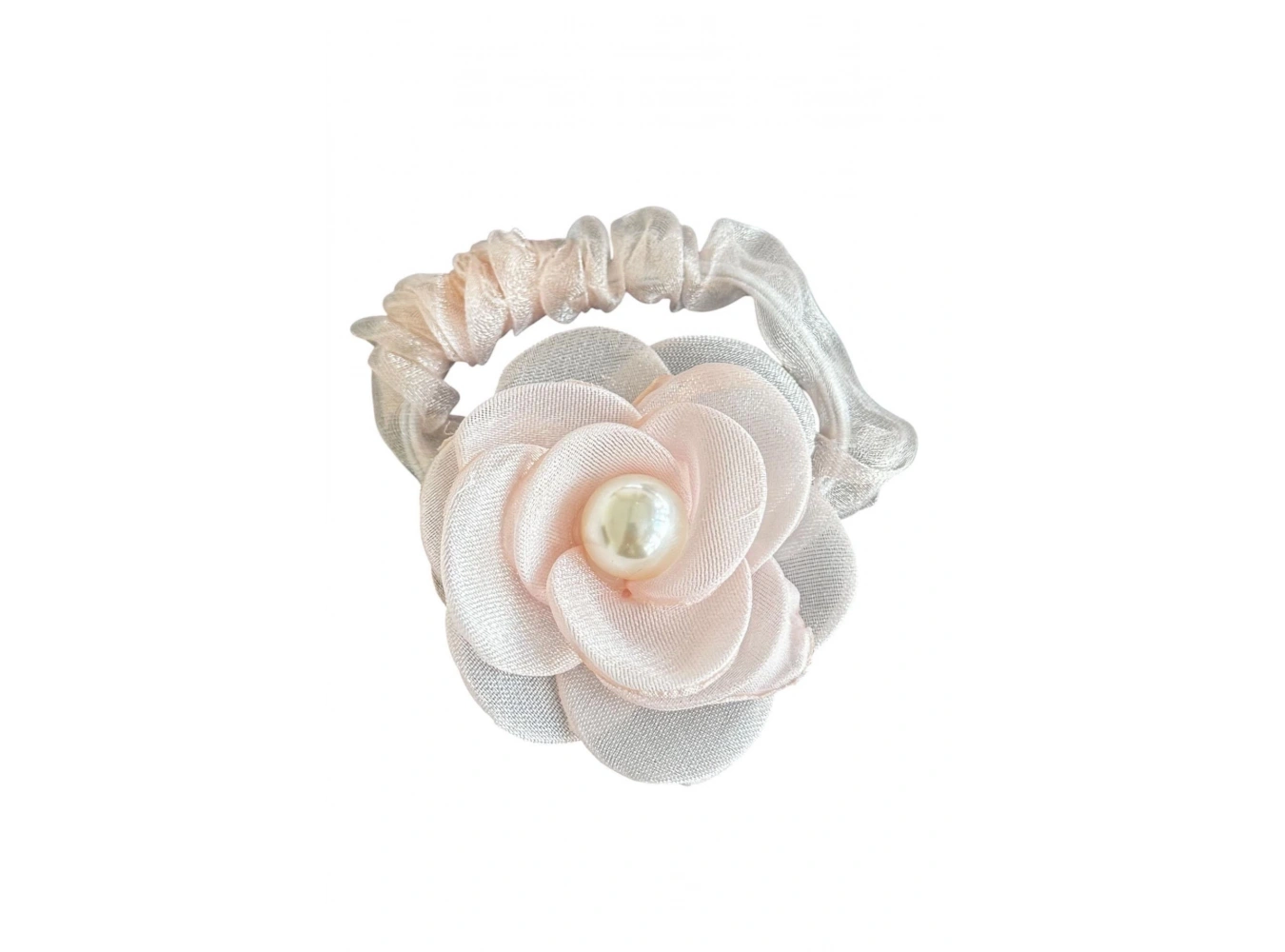 Pembe Renk Çiçek Figürlü Simit Toka