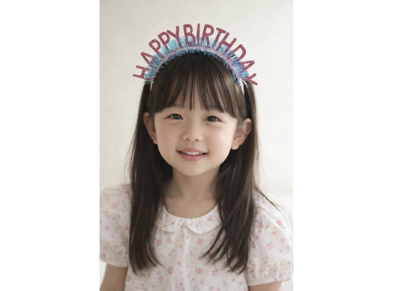 Pembe Renk Happy Birthday Yazılı Taç