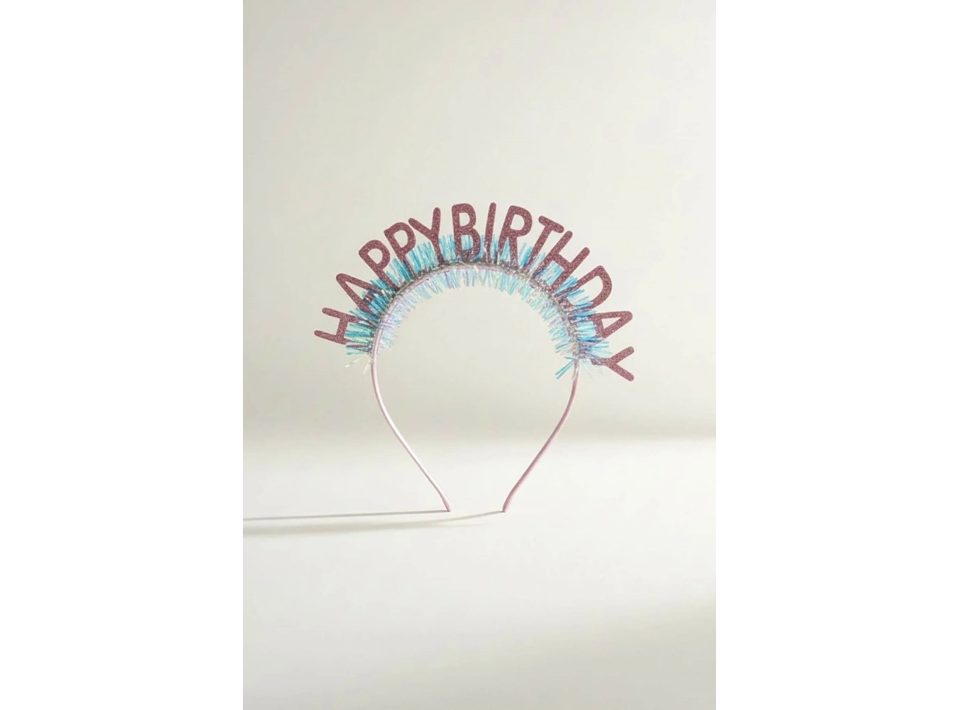 Pembe Renk Happy Birthday Yazılı Taç