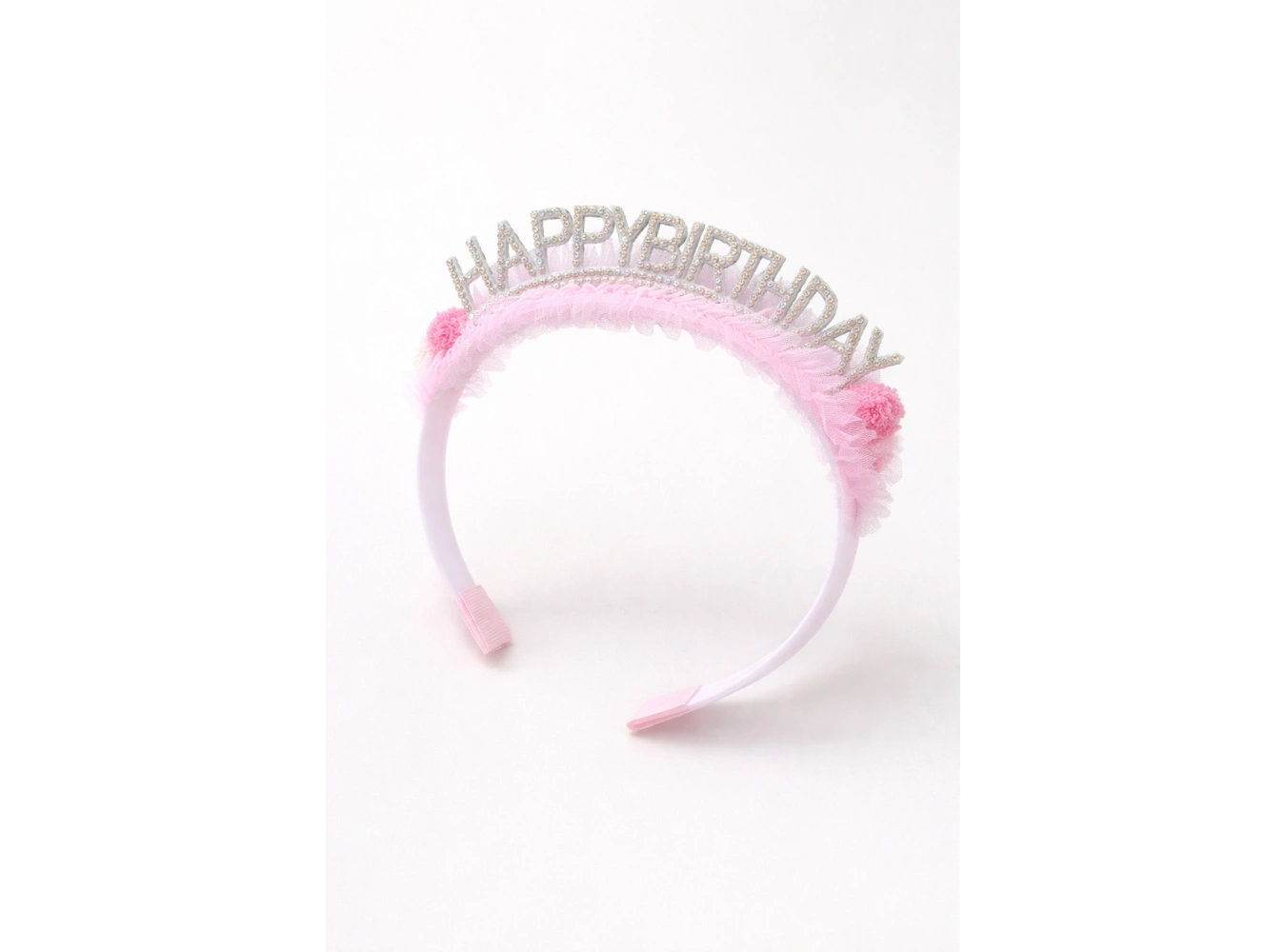 Pembe Renk Happy Birthday Yazılı Taç