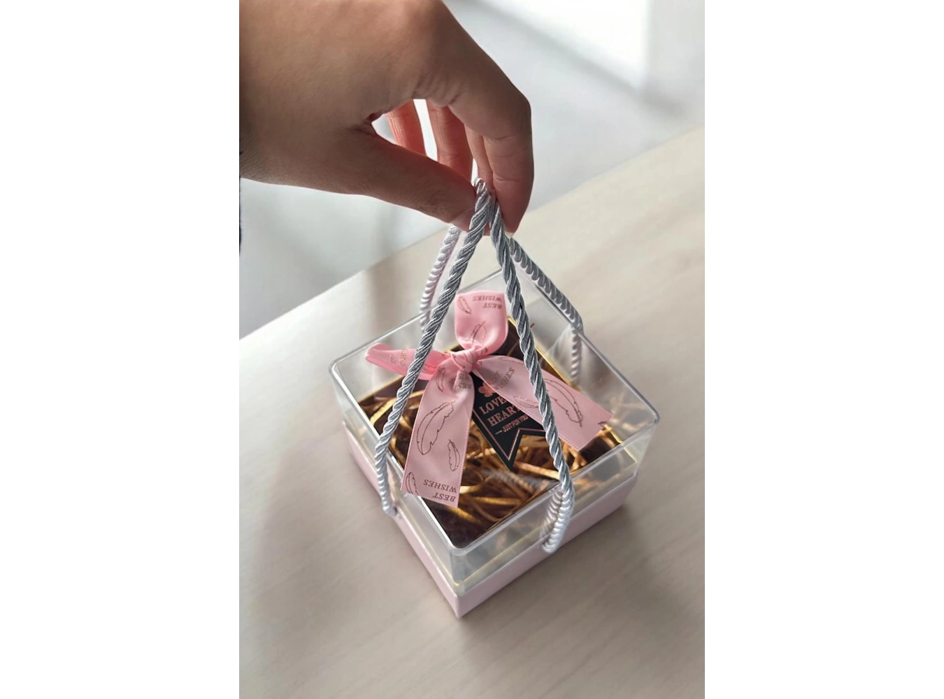 Pembe Renk Hediye Kutusu