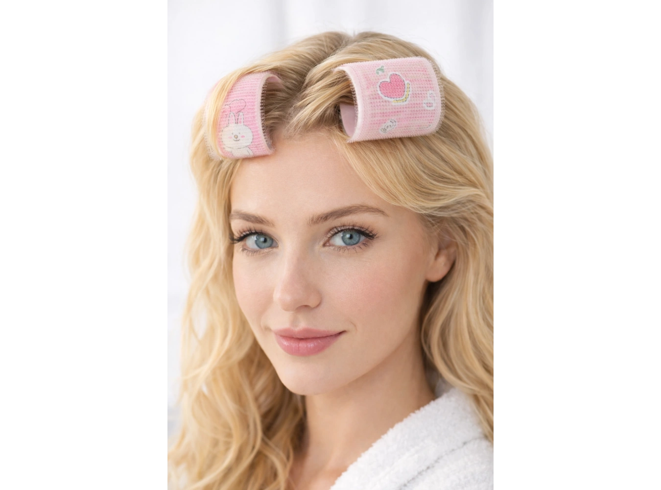 Pembe Renk İkili Bigudi