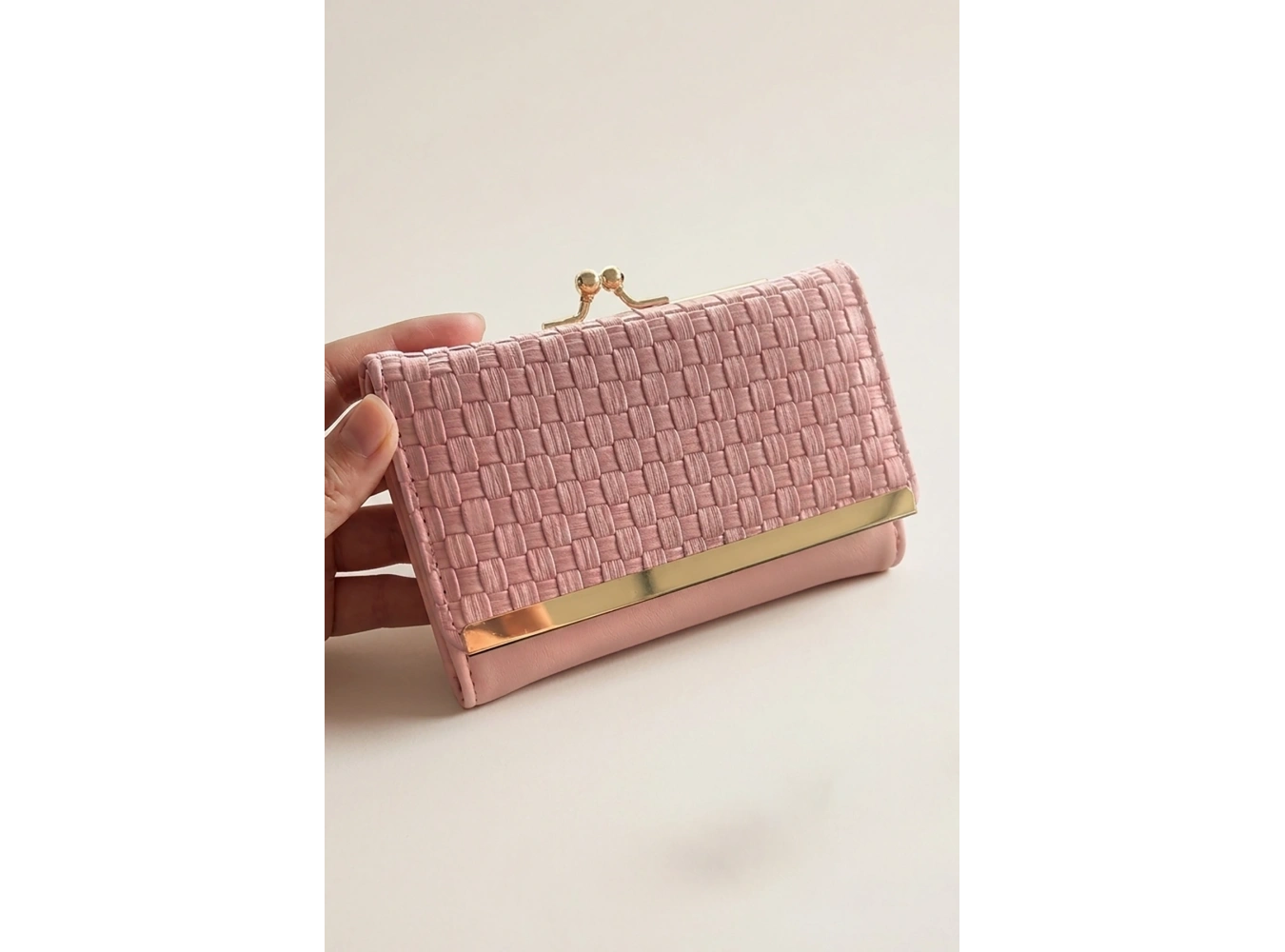 Pembe Renk Kadın Cüzdan/ Kartlık