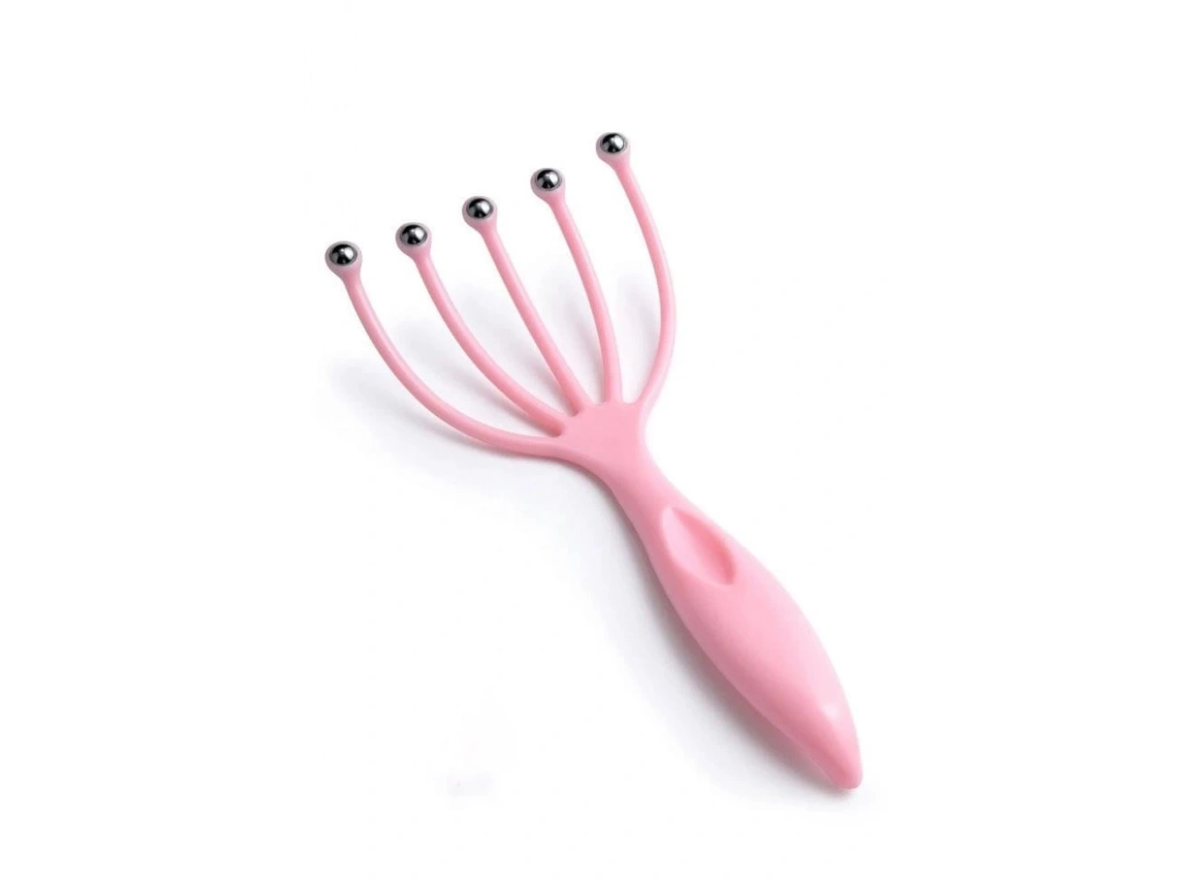 Pembe Renk Kafa Masaj Aleti