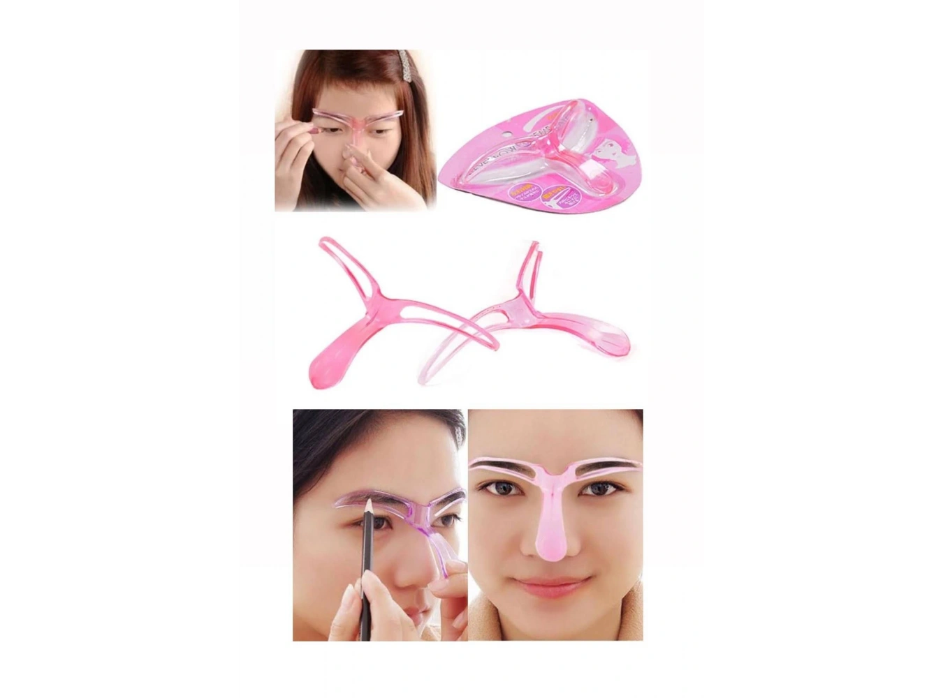 Pembe Renk Kaş Şekillendirme Aparatı