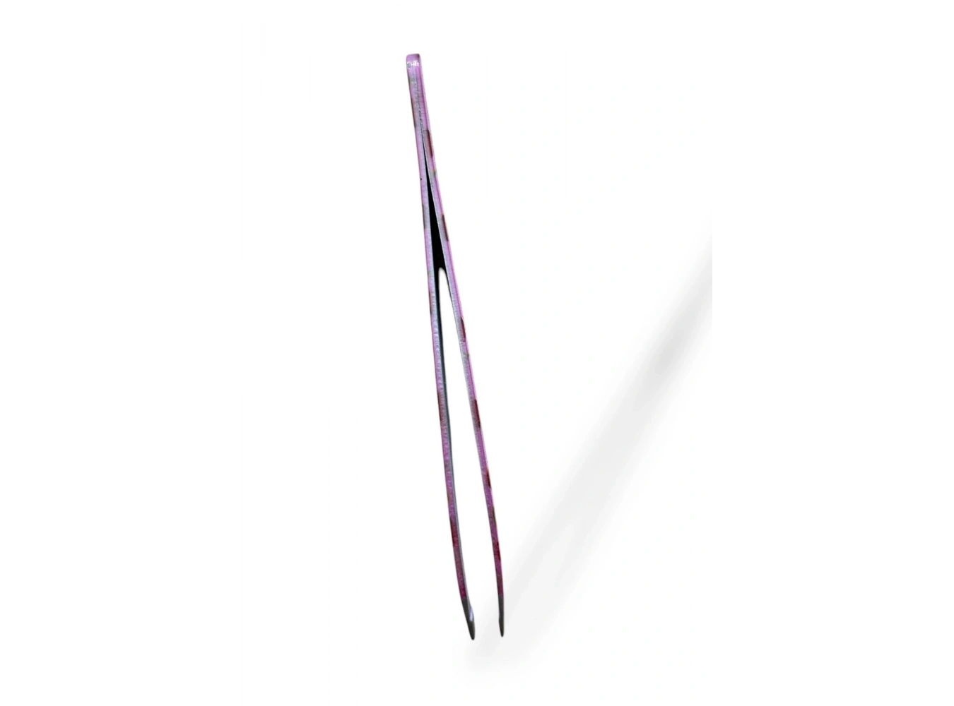 Pembe Renk Kiraz Desenli Çelik Cımbız