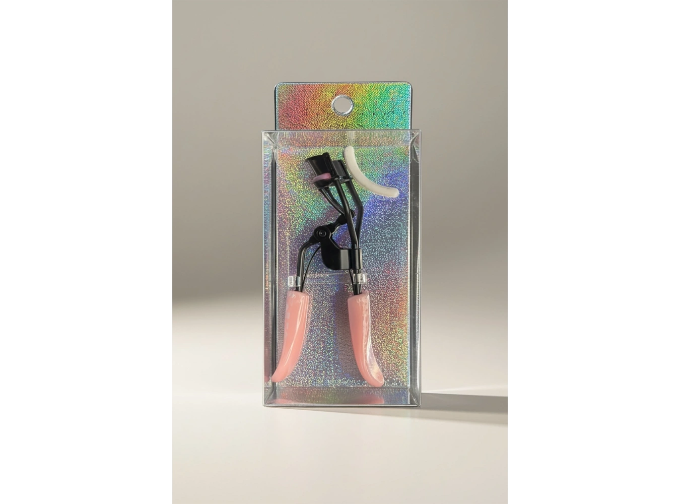 Pembe Renk Kirpik Kıvırıcı/ Kirpik Kıvırma Aparatı